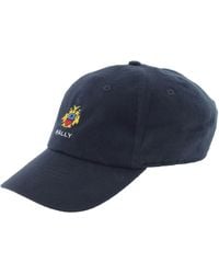 Bally - Crest Logo Cotton Baseball Cap - Lyst