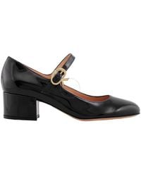 Gianvito Rossi - Mary Ribbon Block Heel Pumps - Lyst