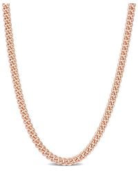 Amour - 4.4Mm Curb Link Chain Necklace - Lyst