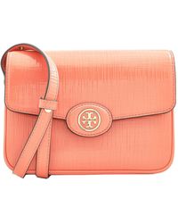 Tory Burch - Robinson Embossed Leather Convertible Shoulder Bag - Lyst