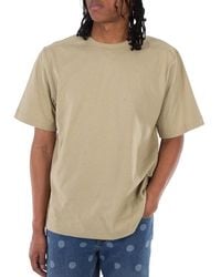 Burberry - Cotton Crewneck Oversize T-Shirt - Lyst