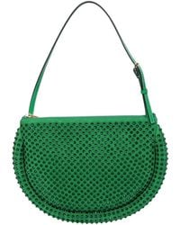 JW Anderson - J.W. Anderson Suede Bumper-Moon Shoulder Bag - Lyst