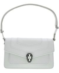 BVLGARI - East-West Leather Serpenti Forever Shoulder Bag - Lyst