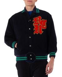 Kolor - Stadium Varsity Blouson Jacket, Brand Size 1 - Lyst