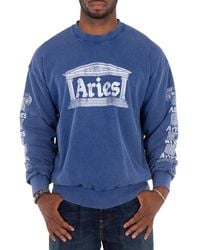 Aries - Aged Ancient Column Cotton Sweater - Lyst