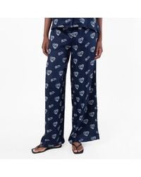 KENZO - Jungle Heart Printed Pajama Pants, Brand Size 42 (Us - Lyst