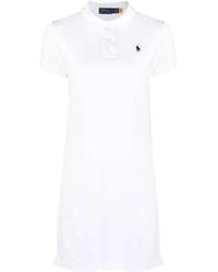 Polo Ralph Lauren - Embroidered-Pony Polo Dress - Lyst