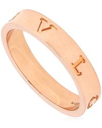 BVLGARI - B.Zero1 Essential 18 Kt Rose Band Ring, Size 57 (Us 8) - Lyst