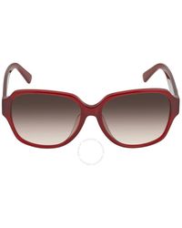 MCM - Bordeaux Rectangular Sunglasses 616sa 603 58 - Lyst