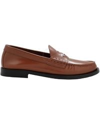 Burberry - Ladies Rupert Leather Penny Loafers, Brand Size 37 Us - Lyst