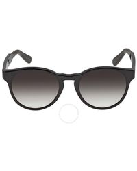 Ferragamo - Grey Gradient Round Sunglasses Sf1068s 001 52 - Lyst