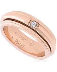 Piaget - Possession Rose .04 Ct Diamond Ring - Lyst