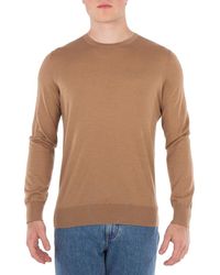 ZEGNA - Ermenegildo Cashmere-Silk Crewneck Sweater, Brand Size 52 Us - Lyst