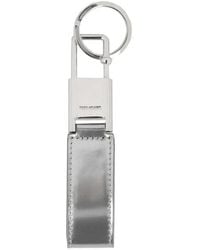 Ferragamo - Gancini-Inspired Leather Keyring - Lyst