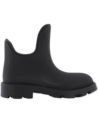 Burberry - Marsh Round-Toe Slip-On Ankle Boots, Brand Size 41 (Us - Lyst