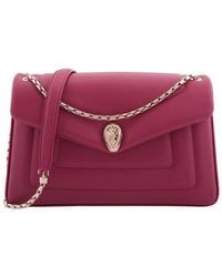 BVLGARI - Serpenti Reverse Medium Shoulder Bag - Lyst