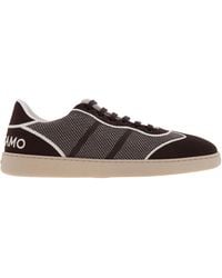 Ferragamo - Technical Fabric Low-Top Sneakers - Lyst