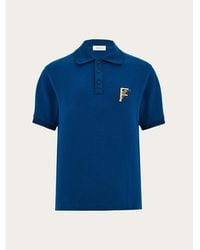Ferragamo - Cotton Polo Sweater - Lyst