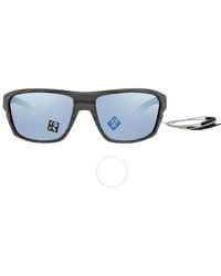 Oakley - Split Shot Woodgrain Prizm Polarized Rectangular Sunglasses Oo9416 941616 64 - Lyst