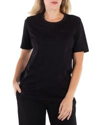 Michael Kors - Ladies Logo Embroidered Organic Cotton T-Shirt - Lyst