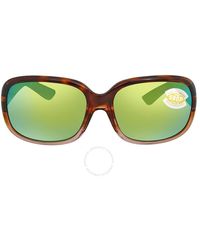 Costa Del Mar - Gannet Green Mirror Polarized Polycarbonate Sunglasses Gnt 120 Ogmp 58 - Lyst