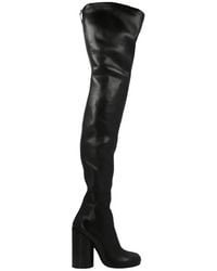 Burberry - Leather Anita Over-The-Knee 110 Mm Heel Boots, Brand Size 36 (Us - Lyst
