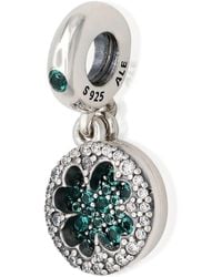 PANDORA - Lucky Four Leaf Clover Dangle Charm - Lyst