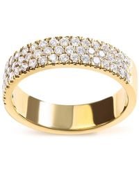 Haus of Brilliance - 14K Pave Set 3/4 Cttw Multi Row Diamond Band Ring (H-I Color, Si2-I1 Clarity) - Lyst