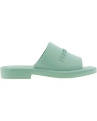 Ferragamo - Ferragamo Giuneva Logo Embossed Slides, Size 7 - Lyst