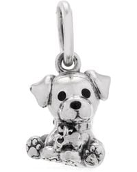 PANDORA - Labrador Dog Dangle With Enamel - Lyst