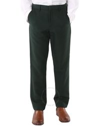 Burberry - Dark Forest Wool Mohair Classic Fit Tailored Trousers - Lyst