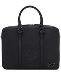 Michael Kors - Crossgrain Leather Hudson Briefcase - Lyst