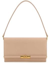 Dolce & Gabbana - Powder Leather Marlene Clutch - Lyst