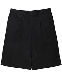 Burberry - Icon Stripe Detail Cotton Twill Tailored Shorts - Lyst
