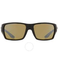 Costa Del Mar - Tailfin Sunrise Silver Mirror Polarized Glass Rectangular Sunglasses 6s9113 911305 60 - Lyst