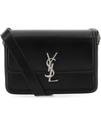Saint Laurent - Nero Solferino Medium Leather Satchel - Lyst