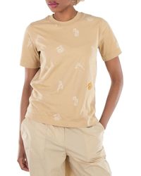Burberry - Equestrian Knight Cotton T-Shirt - Lyst