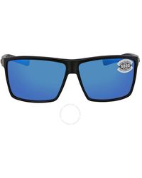 Costa Del Mar - Rincon Blue Mirror Polarized Glass Sunglasses Rin 11 Obmglp 63 - Lyst