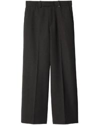 Burberry - B Charm Casual Wool Trousers - Lyst