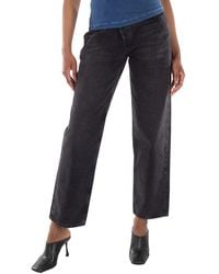 Agolde - Ladies Shambles (Washed) Criss Cross Jeans, Waist - Lyst