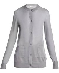 Saint Laurent - Sheer Silk Cardigan - Lyst
