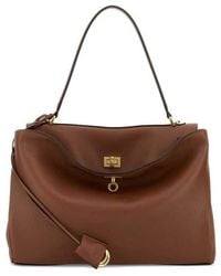 Balenciaga - Caramel Leather Medium Rodeo Handbag New Tan T Domesticated Calf Le Borse A Mano - Lyst