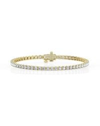 Brilliant Diamond - 5 Cttw Round Lab Grown Diamond Tennis Bracelet - Lyst
