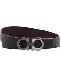 Ferragamo - Salvatore Reversible And Adjustable Gancini Belt, Brand Cm - Lyst