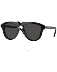 Burberry - Dark Grey Pilot Sunglasses Be4417u 300187 58 - Lyst