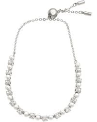 Swarovski - Matrix Soft Bracelet 3Mm Rhodium Shiny - Lyst