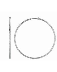 Tresorra - Sterling Endless Hoop Earrings - Lyst