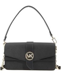 Michael Kors - Ladies Greenwich Medium Saffiano Leather Shoulder Bag - Lyst