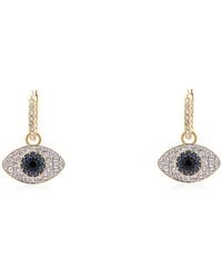 Swarovski - Symbolica Evil Eye Drop Earrings - Lyst
