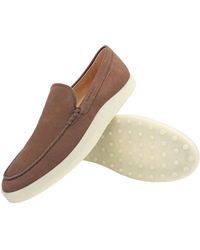 Tod's - Suede Slip-on Moccasins - Lyst